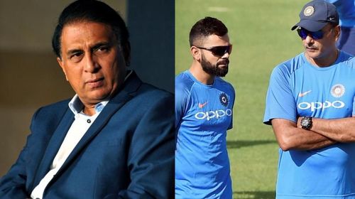 Sunil Gavaskar and Virat Kohli