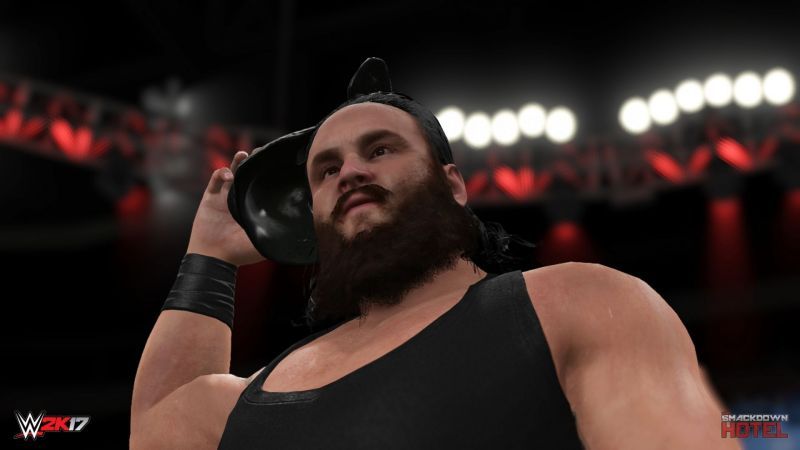 Strowman's first video game appearance, WWE 2K17