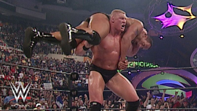 Lesnar defeats The Rock