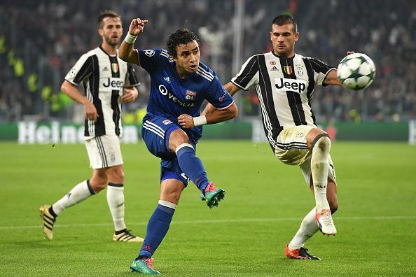 Rafael (foreground) plies his trade at Lyon now.