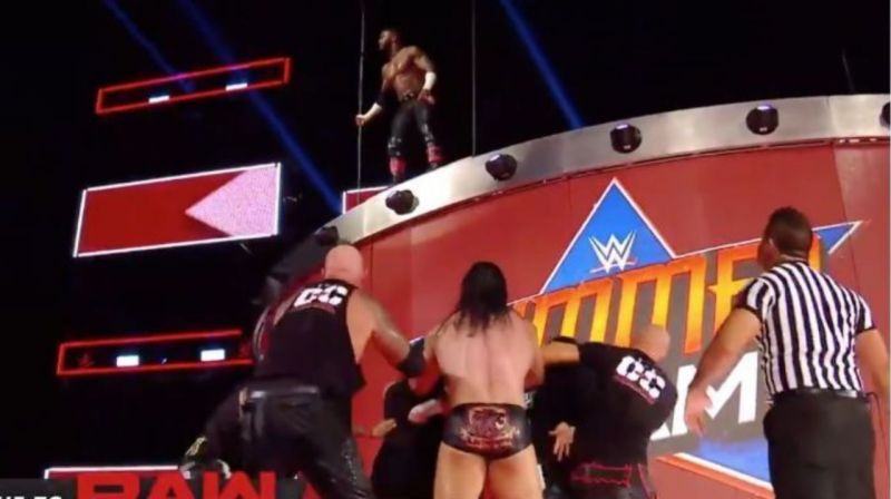 Cedric Alexander jumping off the stage was the best part of Raw!