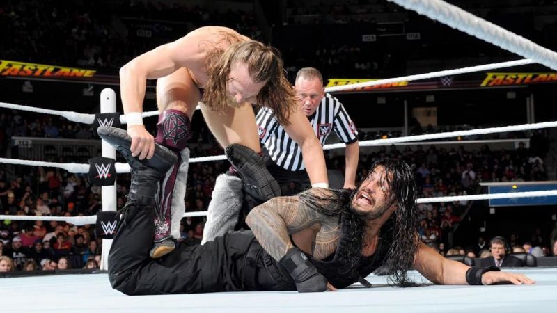 Daniel Bryan battled Roman Reigns at Fastlane 2015, with a WrestleMania title shot hanging in the balance