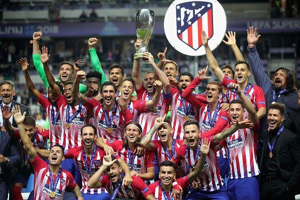 Atletico Madrid beat Real Madrid for their 3rd UEFA Super Cup title in 2018