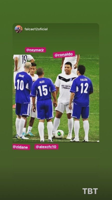 Neymar's Instagram story