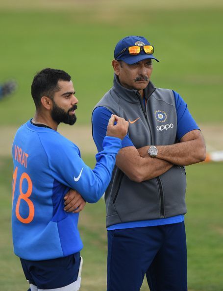 Captain Virat Kohli favors Ravi Shastri's being retained as the head coach.