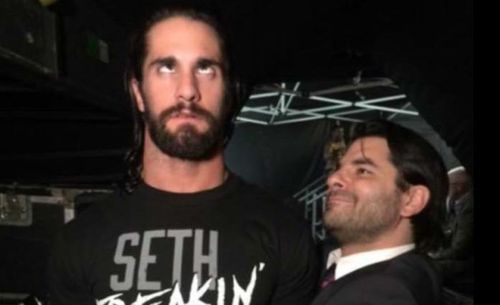 Jimmy Jacobs with Seth Rollins