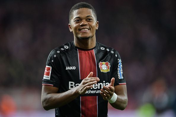 Leon Bailey in action - 1. FSV Mainz 05 v Bayer 04 Leverkusen - Bundesliga