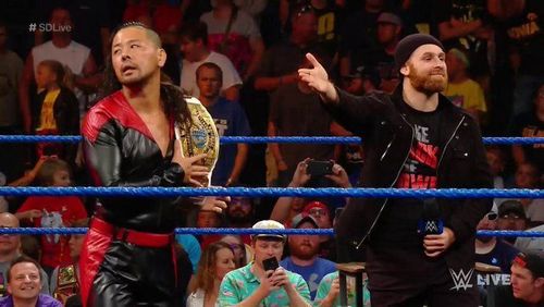 Shinsuke Nakamura and Sami Zayn