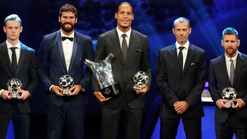 Van Dijk was the big winner on the night