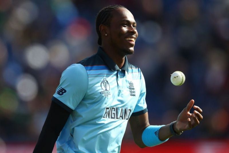 Image result for Jofra Archer white jersey