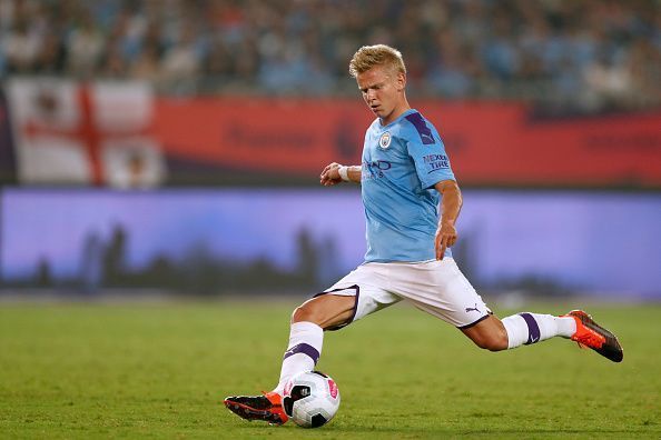 Oleksandr Zinchenko impressed at left-back last season