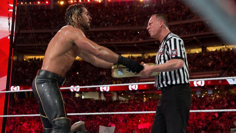 Seth Rollins may have held off on cashing in, had WWE not needed out for Reigns vs. Lesnar