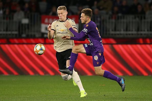 Scott McTominay against Perth Glory