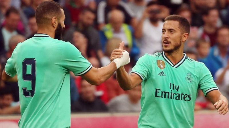 Eden Hazard and Benzema combined for the only goal of the night