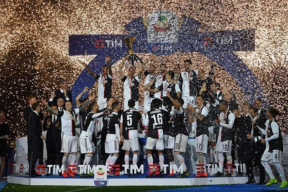 Juventus celebrate their 35th Serie A title in 2018-19