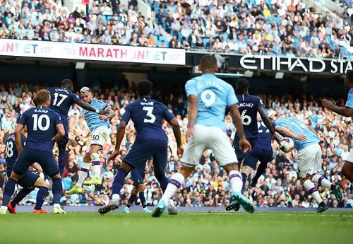 Aymeric Laporte's unintentional handball saw Manchester City's decider being disallowed