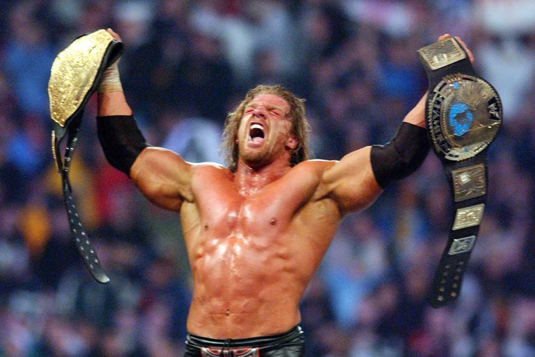 Triple H won it all at WrestleMania X-8