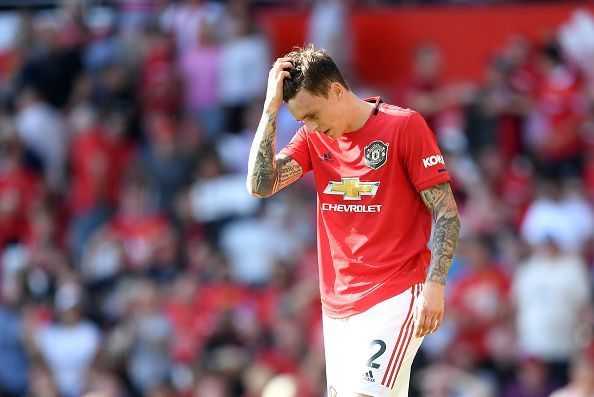 Victor Lindelof had a few nervy moments and was culpable for the goal