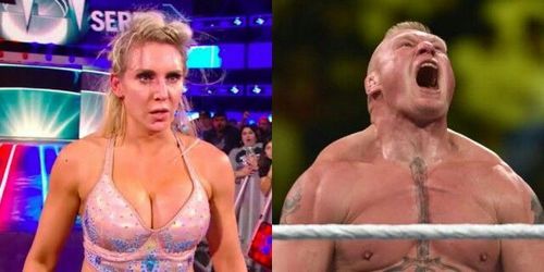 Charlotte Flair and Brock Lesnar