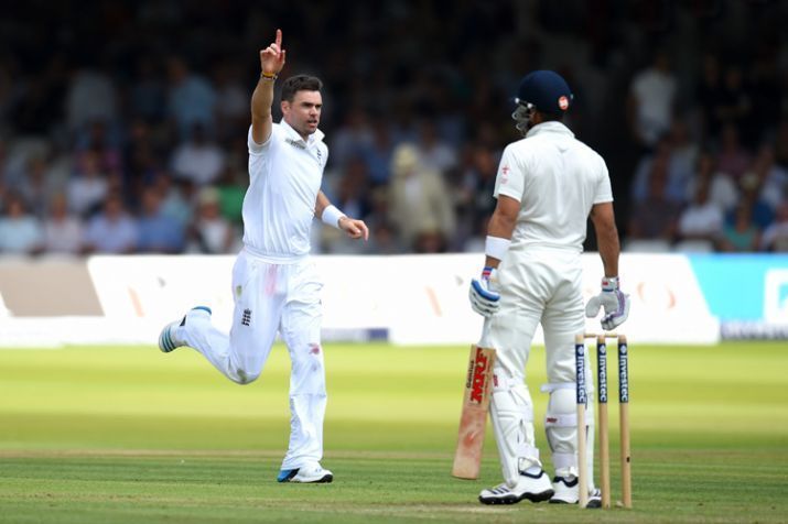 James Anderson got the better of Kohli dismissing him four times in the 2014 Test Series in England.