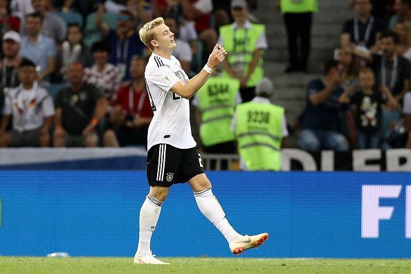 Brandt was part of the German side that crashed out of the 2018 FIFA World Cup