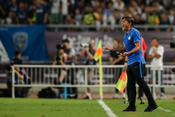 An animated Conte on the touchline will be a familiar sight for many