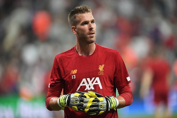 Adrian during his pre-match warm-up ahead of their victory over Chelsea