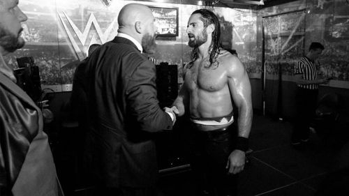 Triple H and Seth Rollins