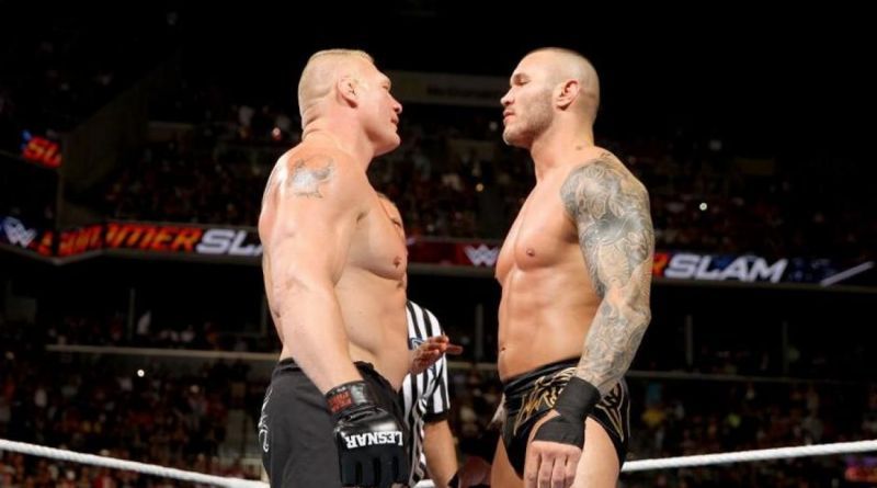 Lesnar destroys Orton