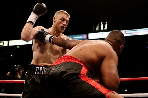 Andrew Flintoff and his boxing ambitions in 2012