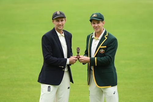 Joe Root and Tim Paine