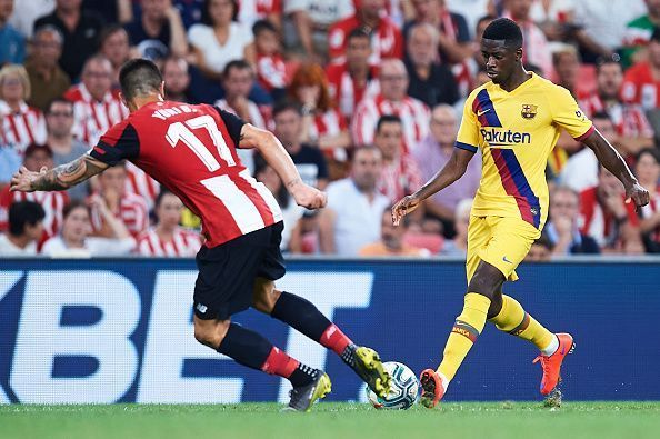 Dembele started sluggishly and endured another frustrating display against Bilbao