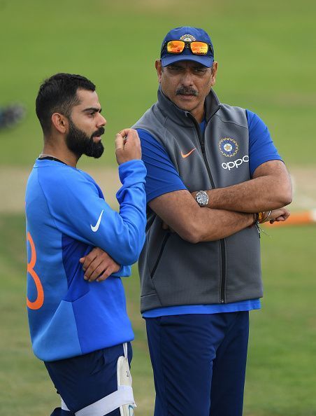 Virat Kohli and Ravi Shastri