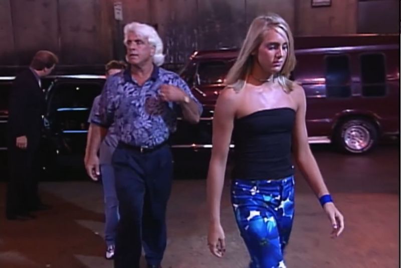Ric and Charlotte Flair in WCW