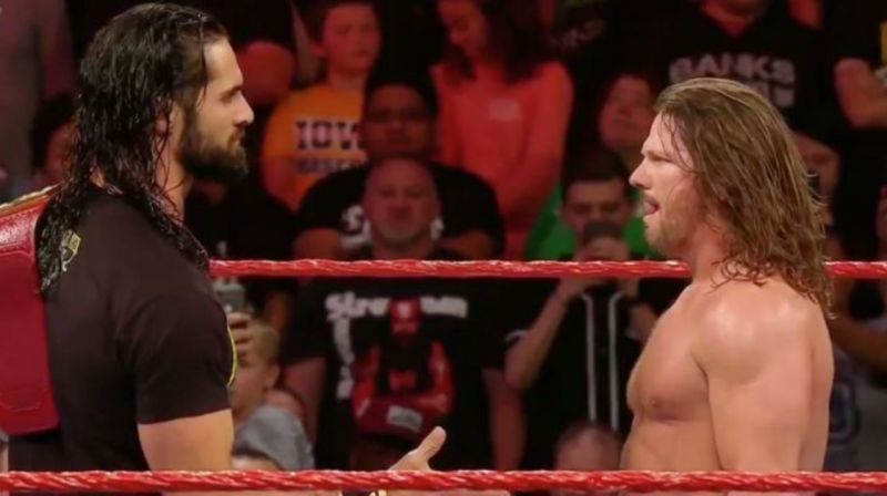 Seth Rollins and AJ Styles