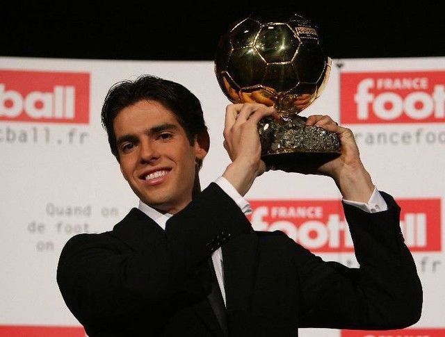 Kaka won the FIFA Ballon d'Or in 2007.