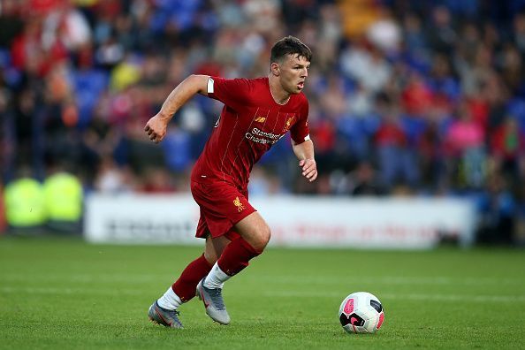 Bobby Duncan in action for Liverpool in pre-season