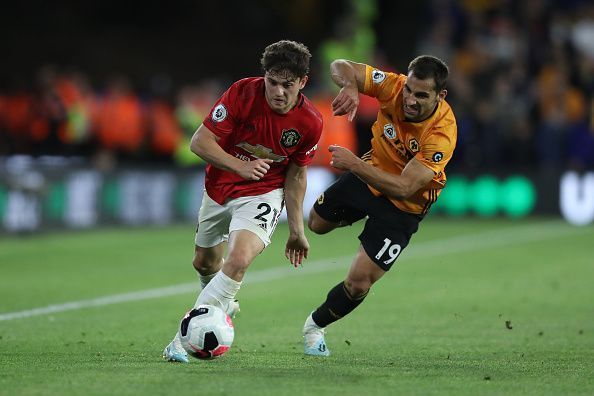 Daniel James made his first start for United