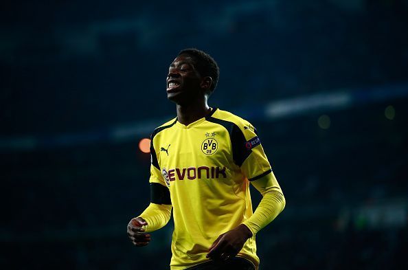 Ousmane Dembele will face Borussia Dortmund in the group stage