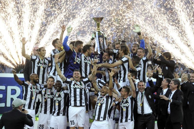 Juventus celebrate their 29th Serie A title in 2012-13