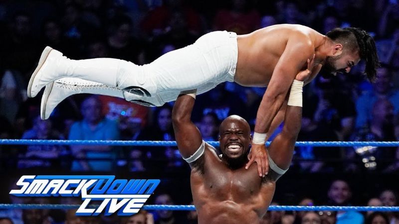 Andrade vs Apollo Crews