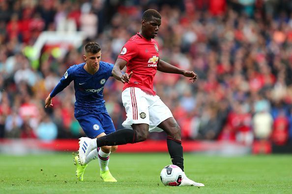 Paul Pogba (R) was impressive in the second half.