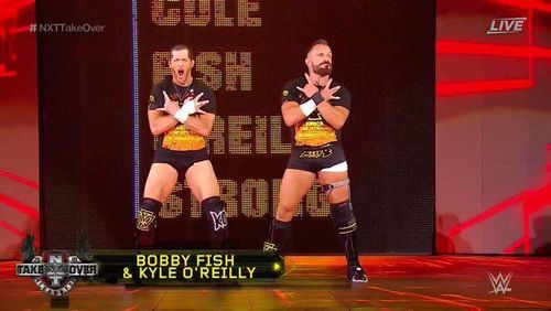 O'Reilly and Fish lost their NXT Tag Title match in Toronto