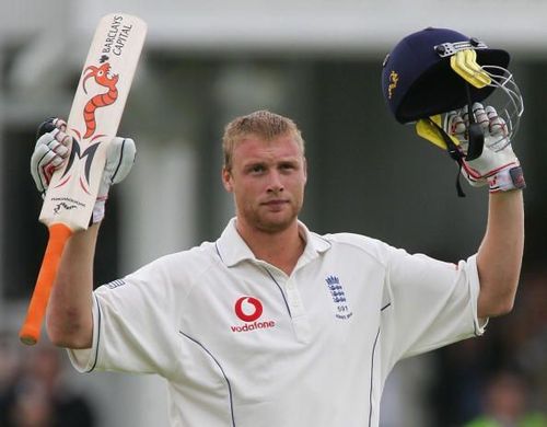 Andrew Flintoff during his Ashes glory years