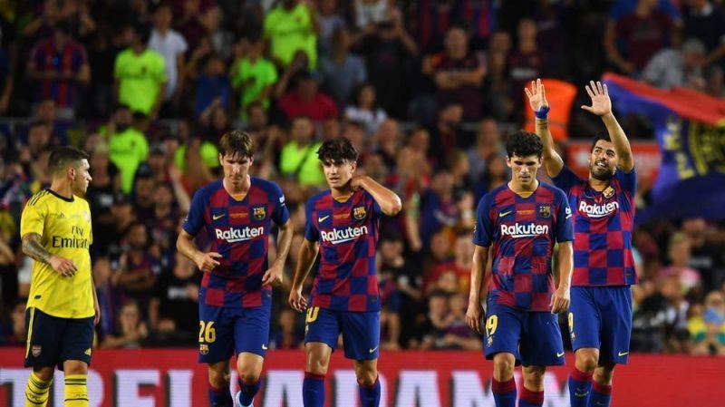 Barcelona defeated Arsenal 2-1 to lift the Joan Gamper trophy