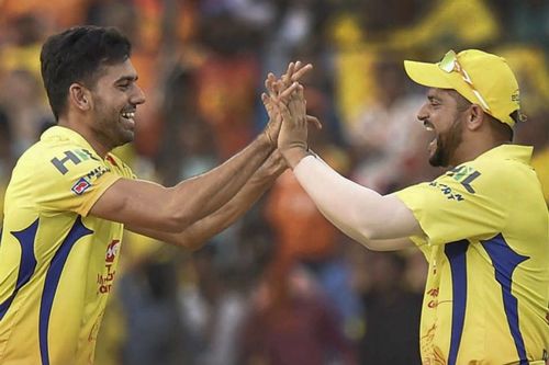 Deepak Chahar (left).