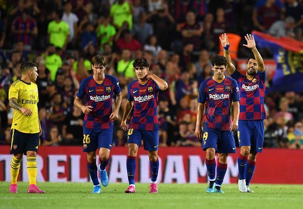 A lot of Barcelona players impressed