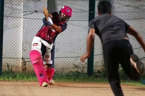 Maan K Bafna of iDream Karaikudi Kaalai in practice session ahead of their clash against Siechem Madurai Panthers in Sankar Cement TNPL 2019 at ICL- Sankar Nagar Ground, Tirunelveli