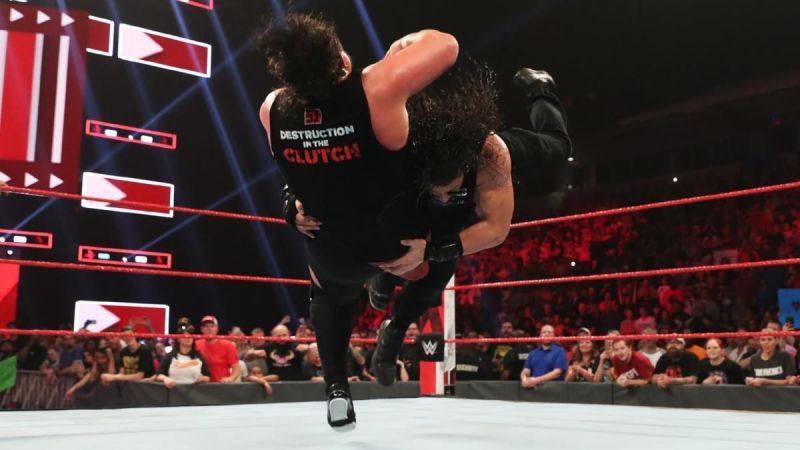 Joe and Reigns in action