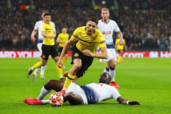 Achraf Hakimi put Dortmund in front.